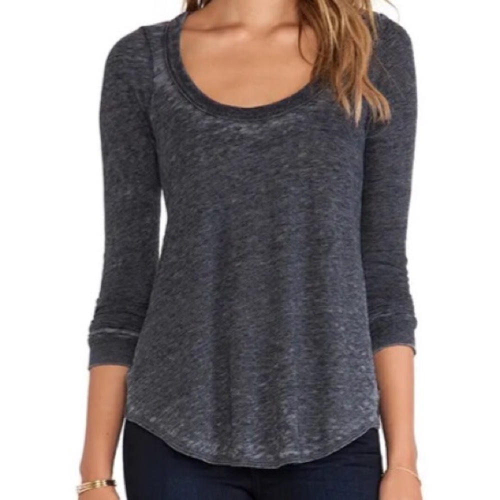 Chaser Top Long Sleeve Open Knot Back Large - Picture 2 of 5